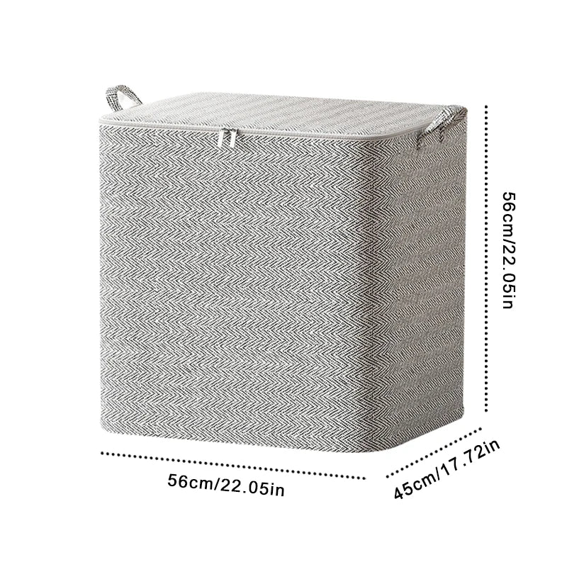 Faltbox VarioFold | Staubdicht & mit Sichtfenster | Große Kapazität | Textil-Aufbewahrungsbox