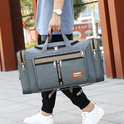 Travinero Faltbare Reisetasche Herren | Große Kapazität | Wasserdichte Schultertasche für Geschäftsreisen & Kurztrips | Sport- & Freizeittasche