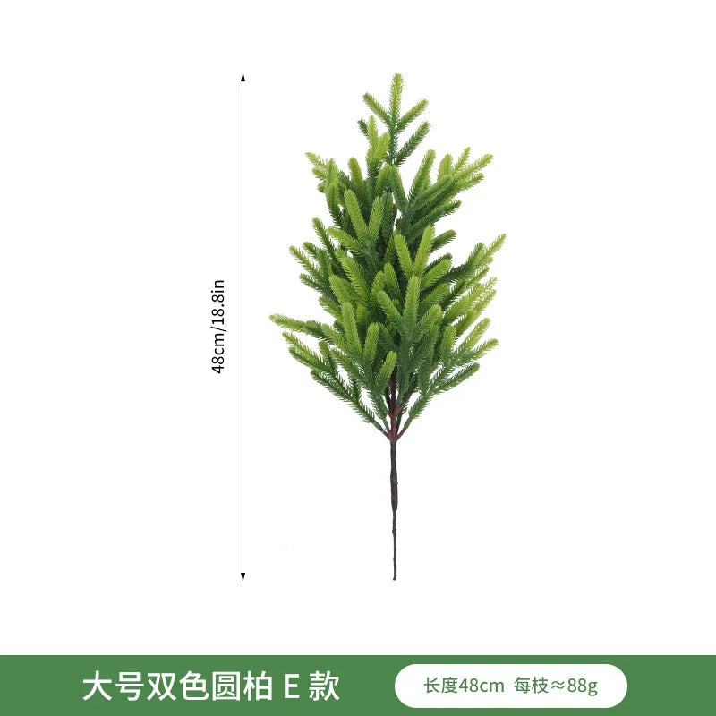 Evervigne | Künstlicher Tannenzweig | Realistische Weihnachtsdekoration | Hochwertige Kunstpflanze | Für Innenräume & Blumengestecke