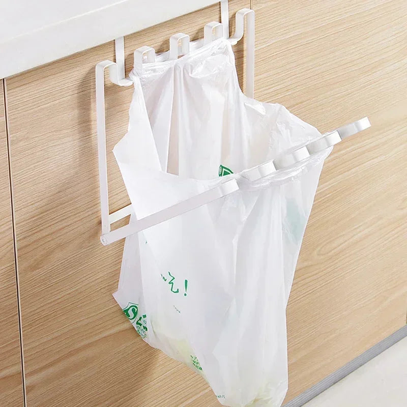 CleanFold Faltbarer Müllbeutelhalter | Über-Tür Design | Platzsparend & Praktisch | Küche