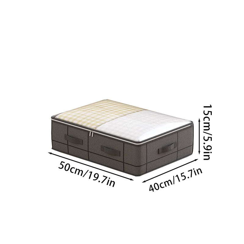 Unterbett-Aufbewahrungstasche | Faltbar & Belastbar | Mit Sichtfenster | StowGuard® für Kleidung & Bettwäsche