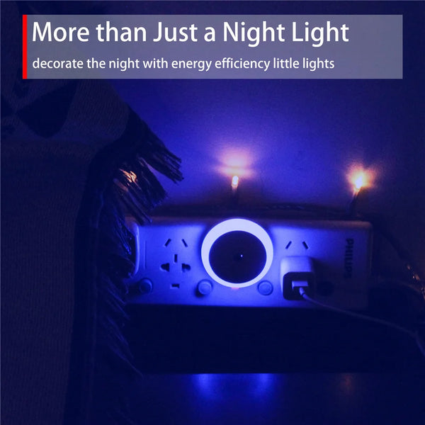 NOXORA LED-Nachtlicht | Dämmerungssensor & Automatische Dimmung | Steckdosenlicht | Warmweiß