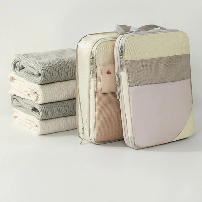 PackNest Kompressions-Organizer Set | 5-teilig | Platzsparend & Wasserabweisend | Ideal für Reisen & Alltag