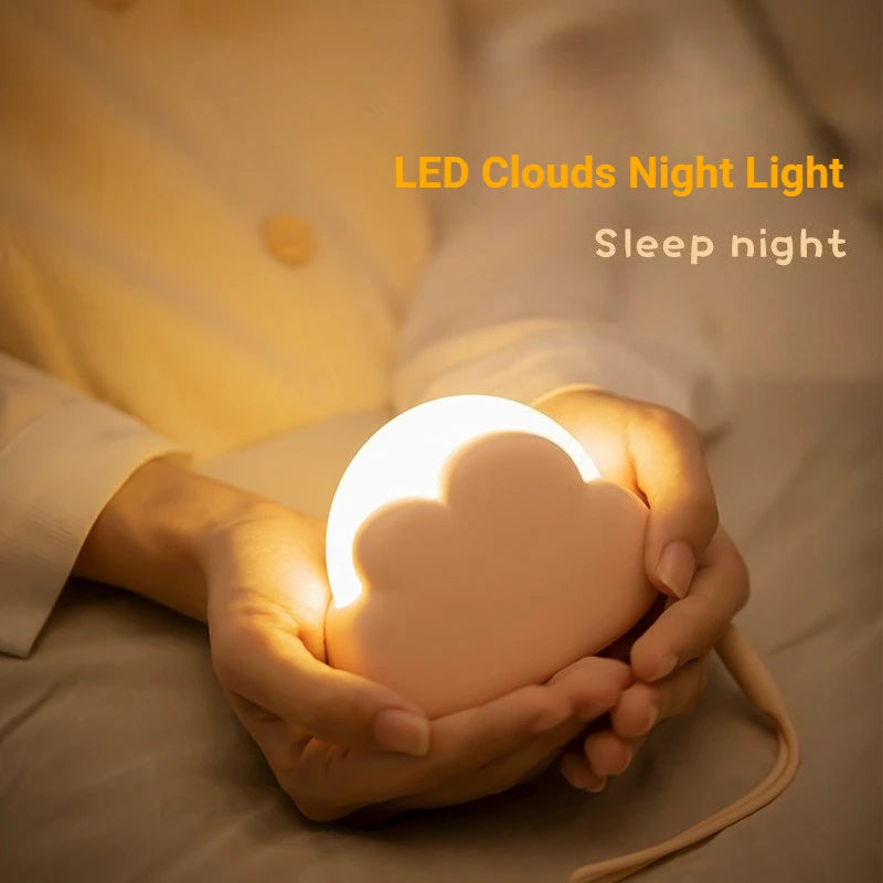 Wolken Nachtlicht Nubilu | Stimmungsvolles LED-Licht | Wiederaufladbar | Für Schlafzimmer, Flur & Kinderzimmer