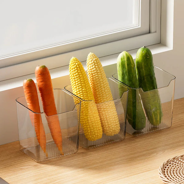 Kühlschrank-Seitentür-Organizer FridgeMate | Frischhaltebox für Eier, Obst & Gemüse | 11,7 × 9 × 12 cm