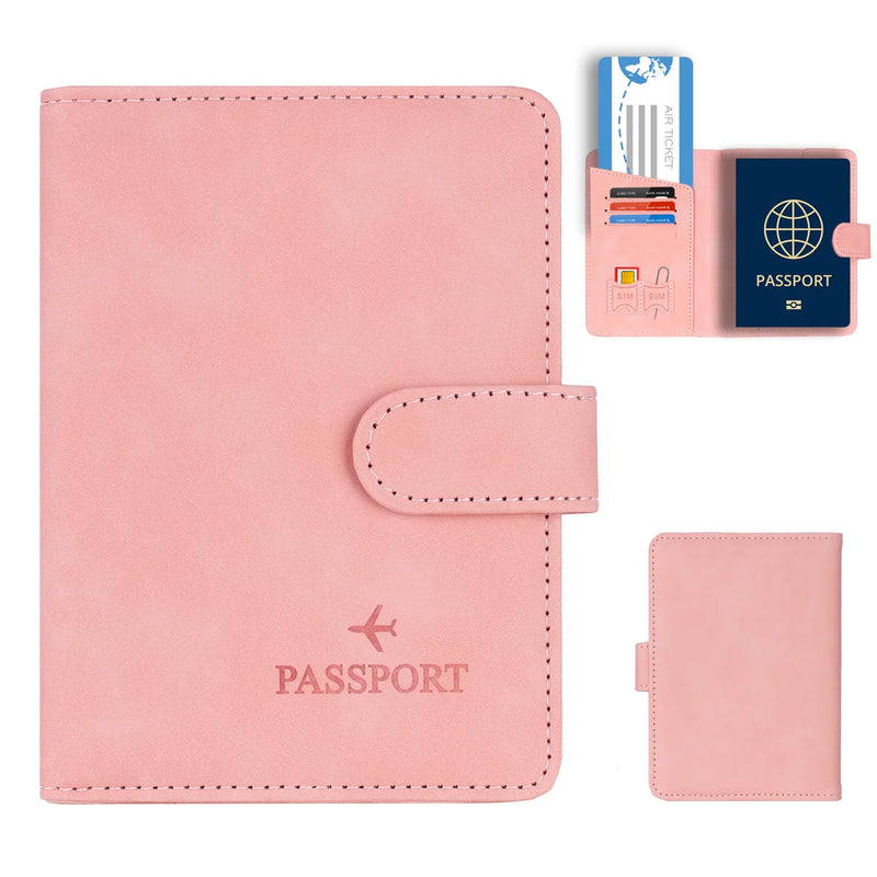 Reisepasshülle Travello | RFID-Schutz | Echtleder-Optik | Für Damen & Herren