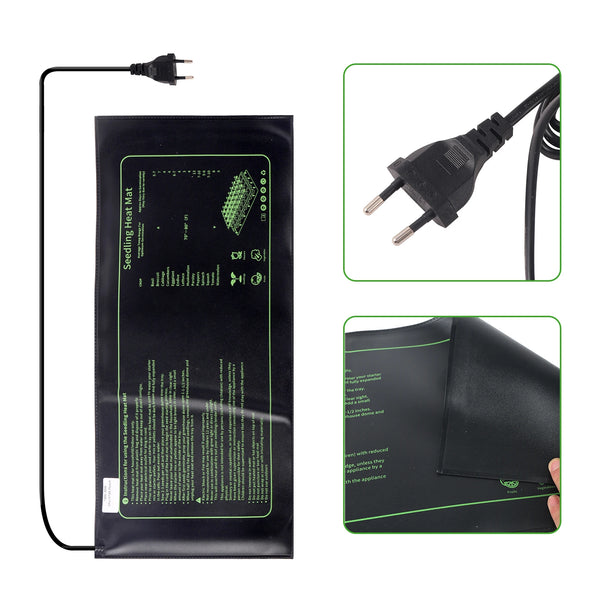 WurzelWärme Heizmatte | Für Pflanzenanzucht | Verbessert Keimung | PVC 20W