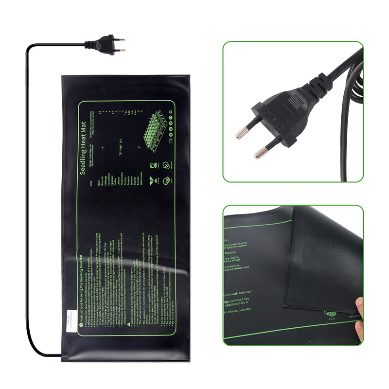 WurzelWärme Heizmatte | Für Pflanzenanzucht | Verbessert Keimung | PVC 20W