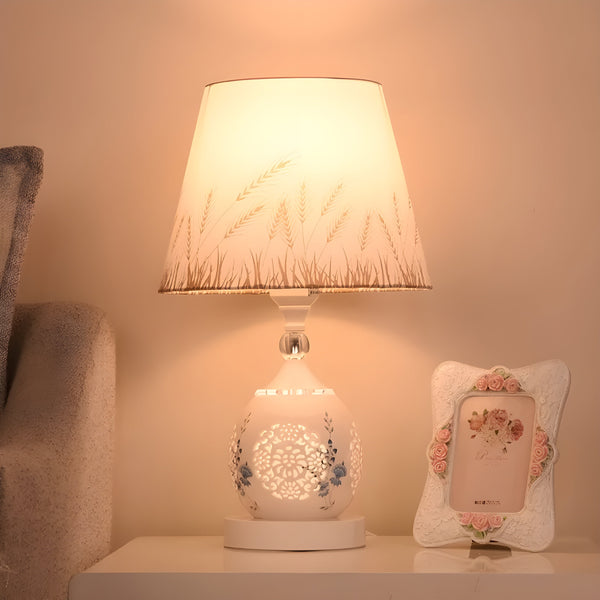 Lustrelia Kristalloptik Tischlampe | LED Beleuchtung & Touchfunktion | Elegantes Lichtspiel | 220V | Kunststoff