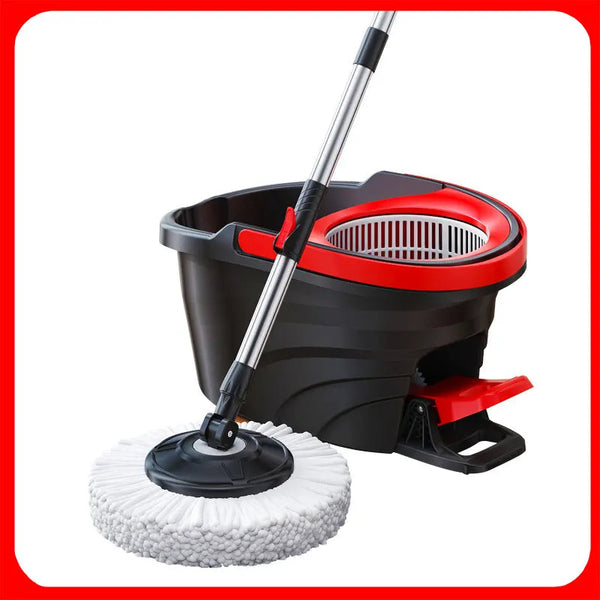 TwistPro Clean Mop Komplettes Mop-Set | Dreh-Twist-Design | Mit Easy-Start-Auswringsystem | Inklusive Eimer