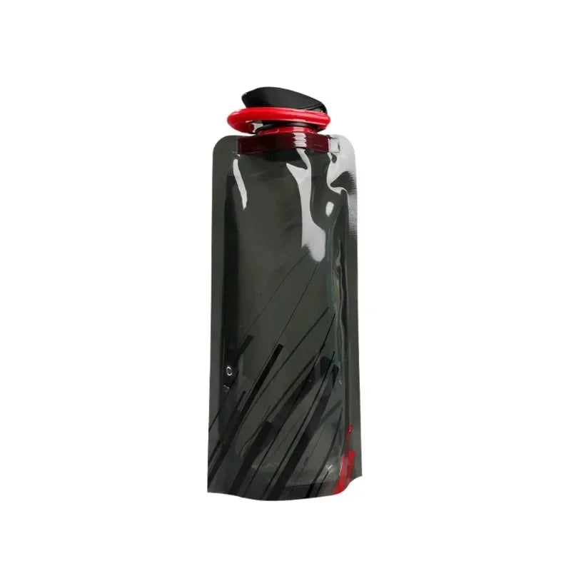 HydroTrek Flex Faltbare Trinkflasche 700 ml | Ultraleichte Soft-Wasserflasche mit Griff & Haken – Ideal für Camping & Outdoor