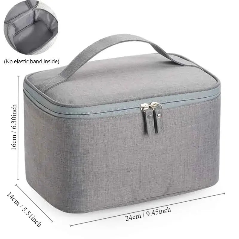 Kulturtasche UrbanVantex Herren | Großes Volumen & Doppelkammer-Design | Wasserabweisend & Leicht | Aus Oxford-Gewebe
