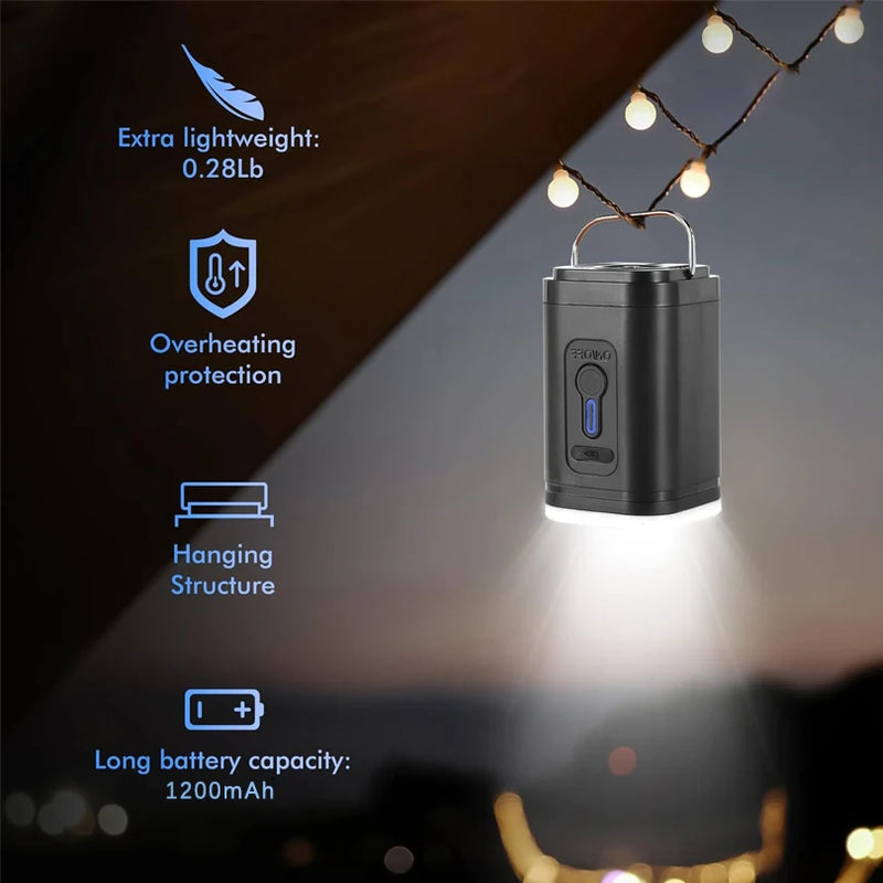 AirBreezy Mini Luftpumpe | Ultra Kompakt & USB-C Aufladbar | 5 Düsen | 200L/min Leistung