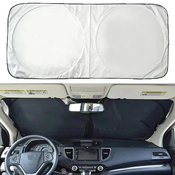 CoolGuard Auto-Sonnenblende | Faltbar & Hitzebeständig | Universelle Passform | 150x70cm