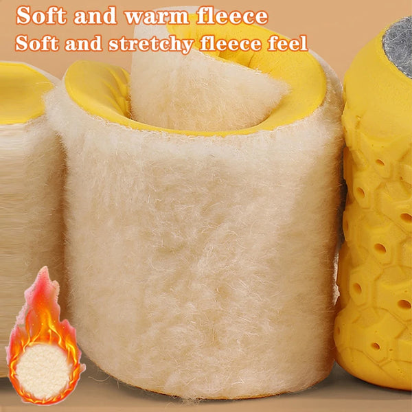 ThermaLuxe | Lammwoll-Einlegesohlen | Selbstwärmend & Antibakteriell | Thermo-Sohlen aus Echtwolle | Weich & Geruchshemmend für Winter