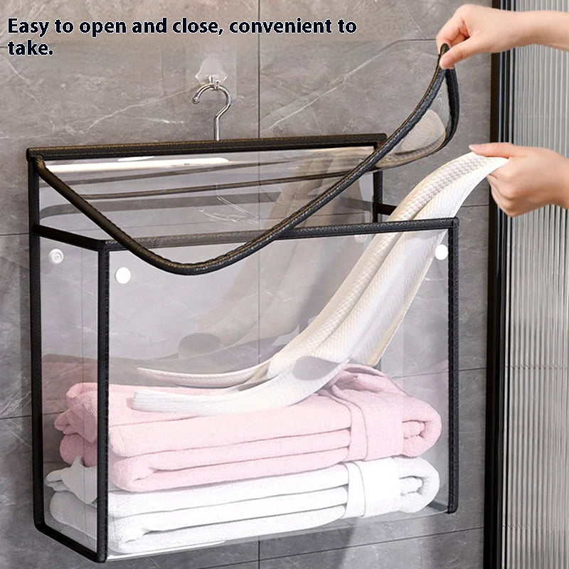 Hänge-Organizer ClarityBag | Wasserdicht & Transparent | Große Kapazität | Badezimmer & Kosmetik-Aufbewahrung