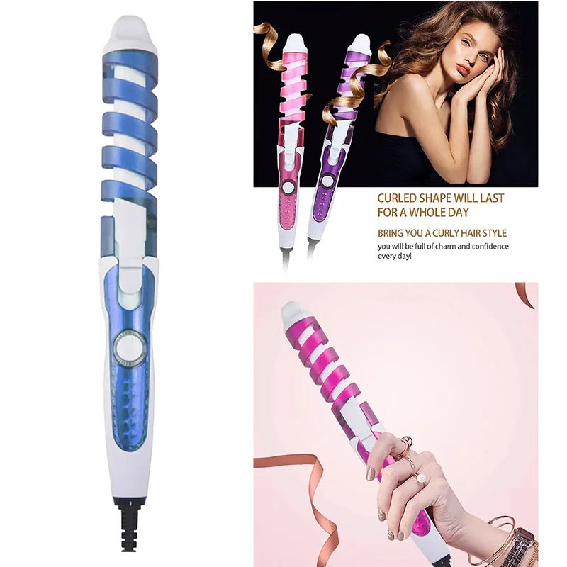 Keramik-Lockenstab Stylora Pro | 1.6–2.0 cm Durchmesser | Profi-Spirallocken in Sekunden | Für Trockene Haare