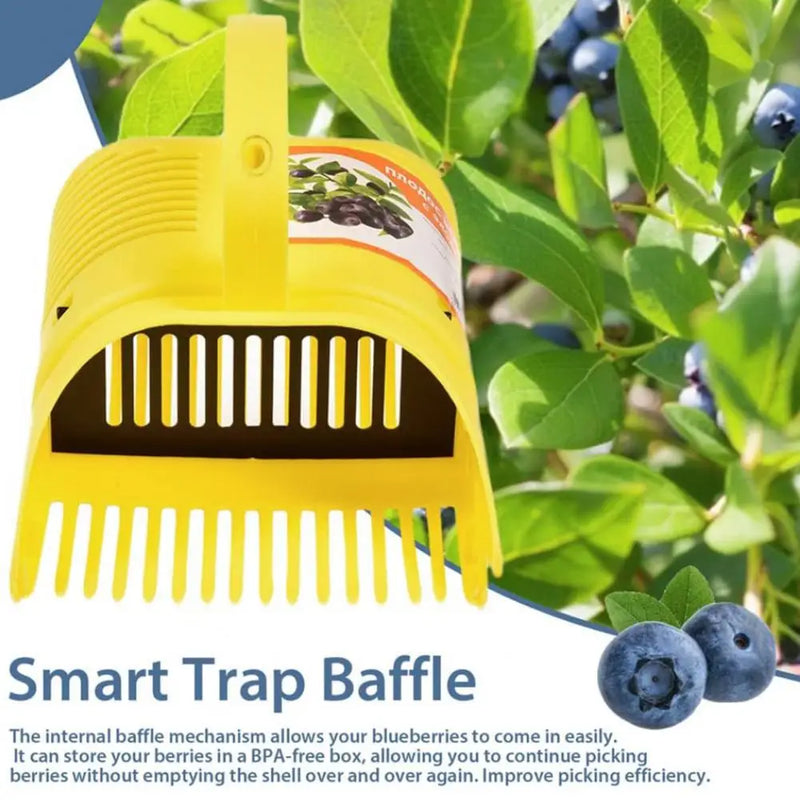 BerryLoom Beerenpflücker mit Kammzinken | Ergonomisch & Leicht | Für Blaubeeren, Johannisbeeren & mehr | 22 cm
