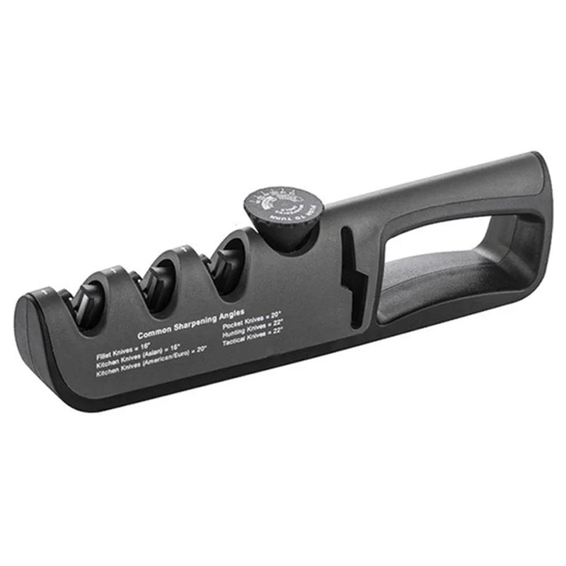 SharpEdge Pro Messerschärfer | 3-Stufen-System | Verstellbarer Winkel 14°–24° | Für Messer & Scheren