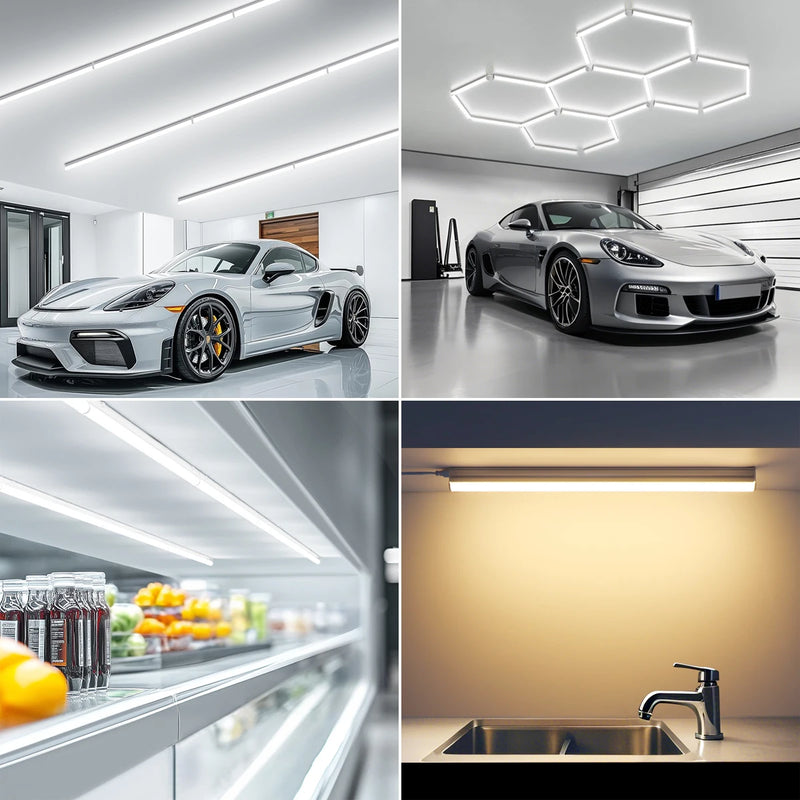 LumiLine T5 LED Lichtleiste 50 cm | 15 W | Neutral-, Warm- & Kaltweiß | Aluminiumgehäuse | Energieeffizient & Flimmerfrei