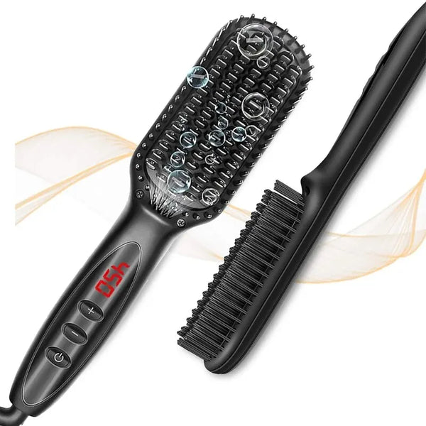 Glättbürste für Haare & Bart StyleEase Pro | 3-in-1 Design | Unisex Styling | 100–240V | 35 cm