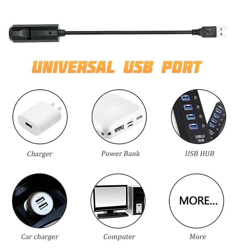 USB Sternenhimmel Projektor StarLume | 5V Deckenbeleuchtung | Mini Galaxy Licht für Auto & Schlafzimmer | Verstellbarer Sterneneffekt