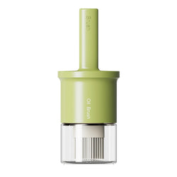 Grilliva Ölspender mit Silikonpinsel | Hitzebeständig & Staubgeschützt | 2-in-1 Flasche für Öl, Saucen & Marinaden | 300 ml