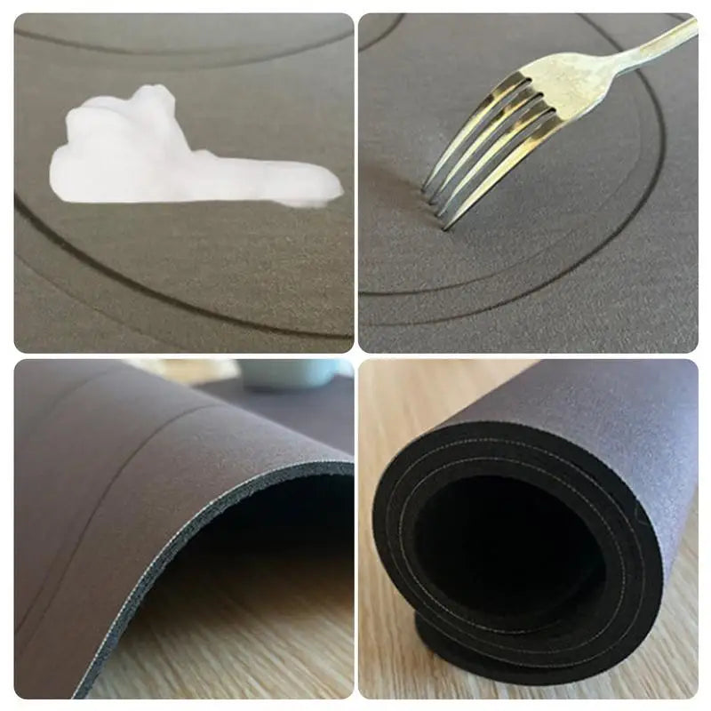 Drysera Badematte | Badematte Steinoptik | Schnell Trocknend & Rutschfest | 40 × 60 cm | Diatomit & Gummi