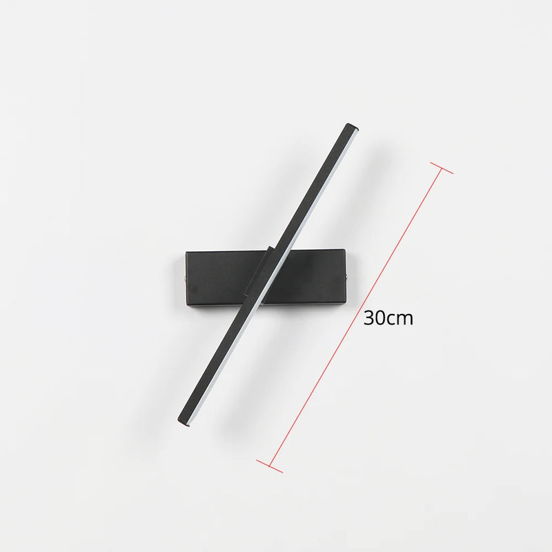 AuroLite Verstellbare LED-Wandleuchte | 330° Schwenkbar | Modernes Design für Schlafzimmer & Wohnzimmer | Aluminium