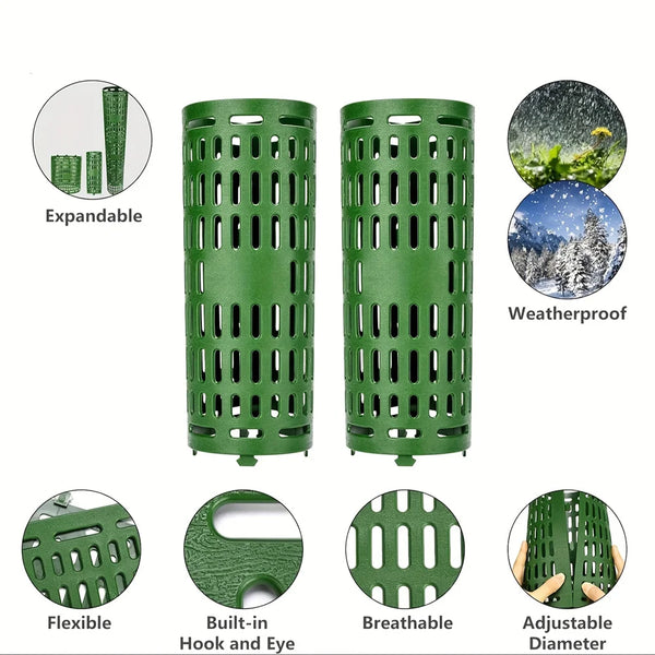 Arborexo StammProtektor Baumstammschutz Manschette | Zuschneidbar & Wiederverwendbar | Schutz vor Rindenschäden durch Mäher & Nagetiere