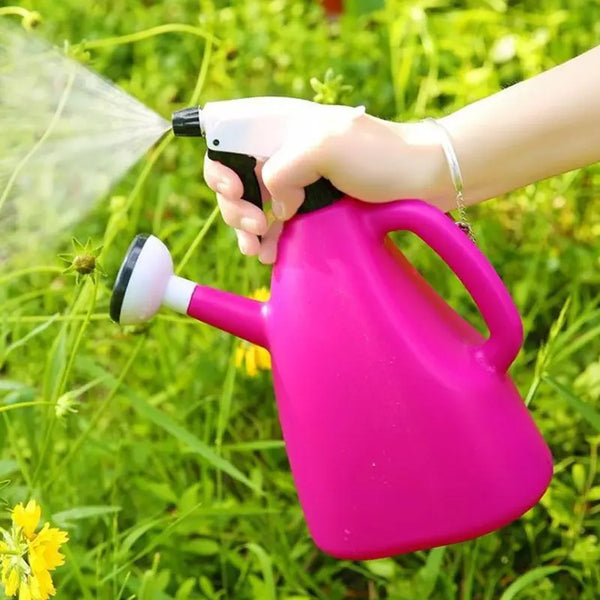 Pflanzensprüher FloroPress DuoJet | 1 L Gießkanne & Sprühflasche in Einem | Verstellbarer Wasserdruck | Für Zimmerpflanzen & Garten