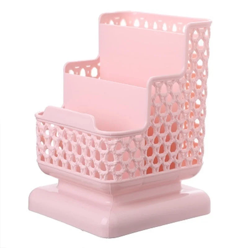 Clarova MiniBox osmetik- & Schreibtisch Organizer Box | Kunststoff | Für Make-up, Büro & Kleinteile | 16x11,5 cm