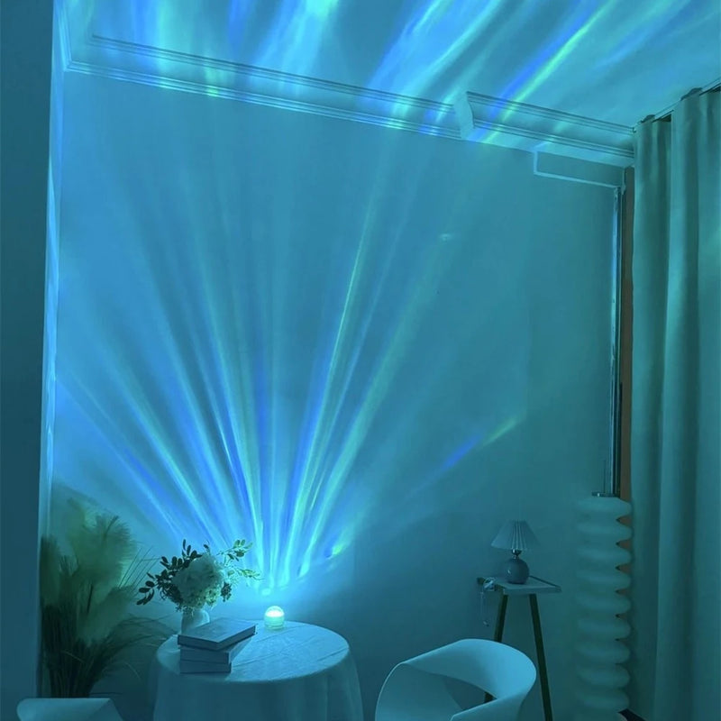 Aurora Projektor LumoSky | 16 Farben Polarlicht | USB & Fernbedienung | Entspannende Nachtlampe
