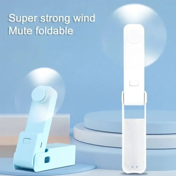 Mini-Faltventilator BrisaFold | USB-aufladbar & tragbar | Leise & kraftvoll | Für Schreibtisch & unterwegs
