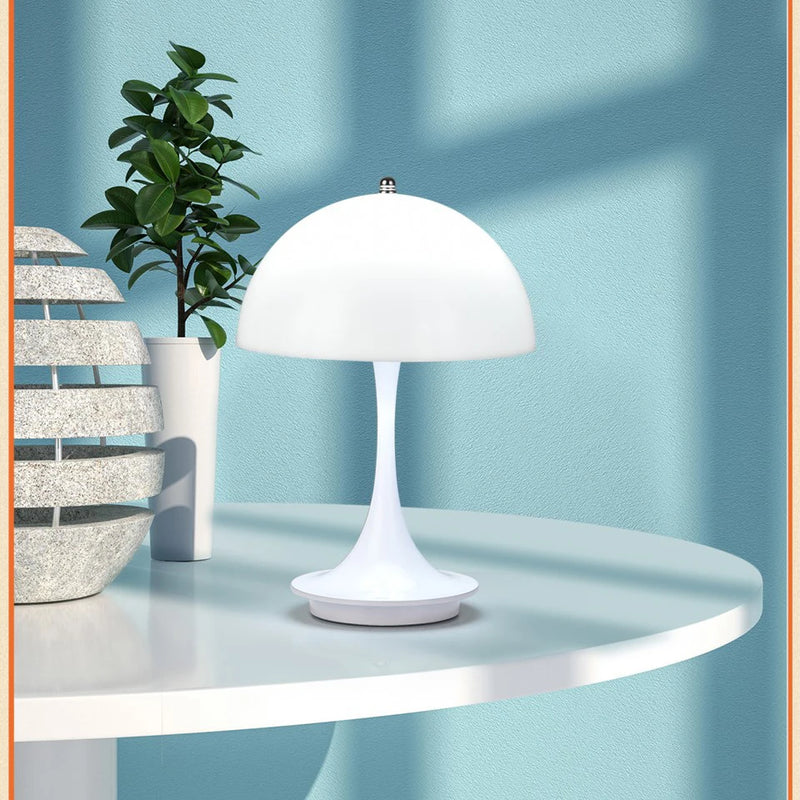 LumiFlex LED Tischlampe | 3 Farbmodi & Stufenlos dimmbar | Wiederaufladbar | Touch-Bedienung | 10 × 16 × 23 cm