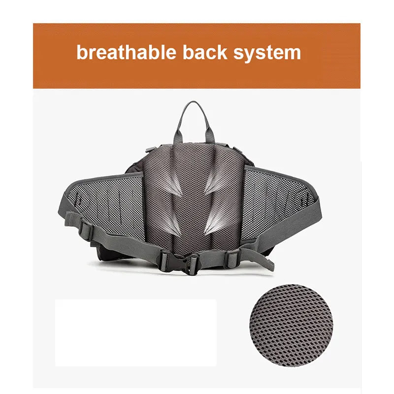 TrailFlex Explorer Outdoor Gürteltasche Herren | Wasserfest & Vielseitig | Für Wandern, Radfahren & Reisen | Mit Flaschenhalter
