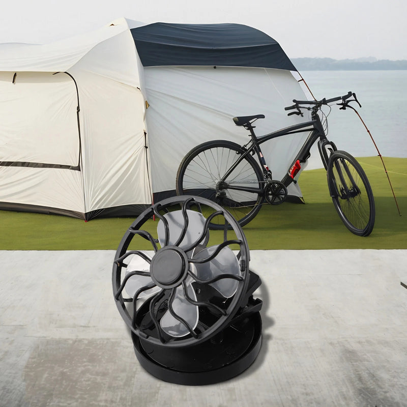 Solar-Ventilator SunBreeze ClipFan | Mini-Klemmventilator mit Solarpanel | Für Outdoor-Aktivitäten, Reisen & Sport | Hands-Free-Kühlung