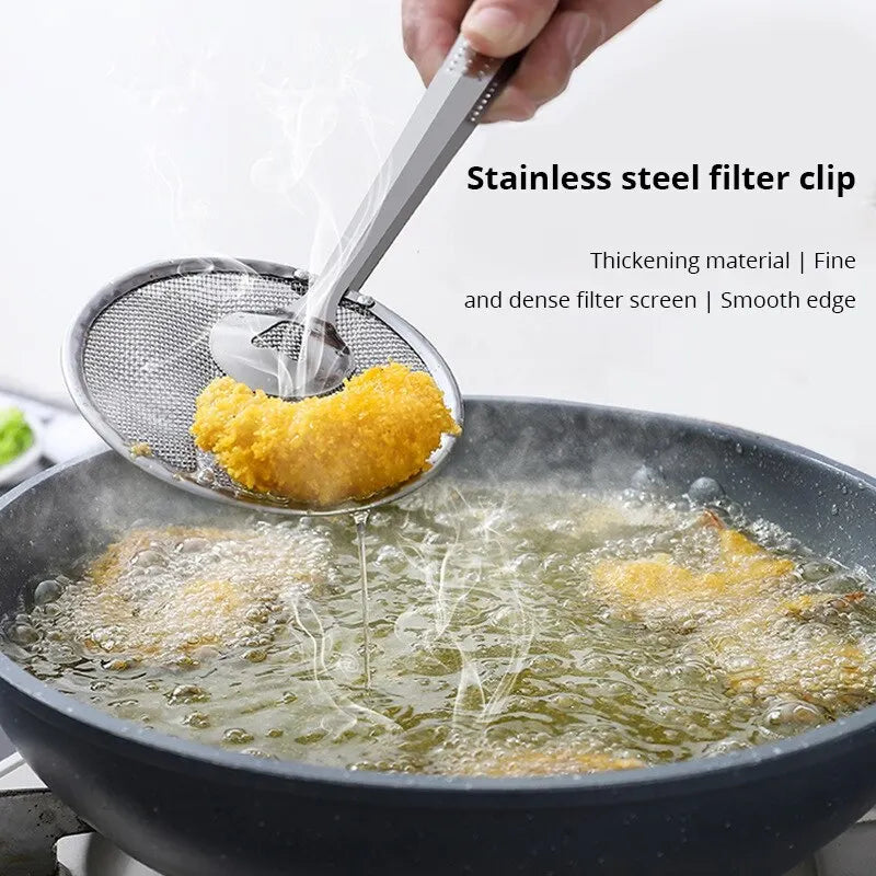 CulinaScoop Edelstahl-Filterlöffel | 28×10 cm | Vielseitig & Langlebig