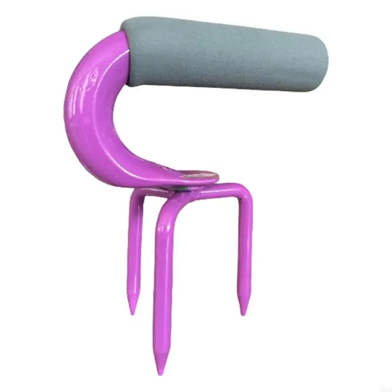 Terravix Unkrautentferner aus Carbonstahl | Rostfrei & ergonomisch | Hand-Tool zur Bodenbelüftung & Gartenpflege | 17×13×8 cm
