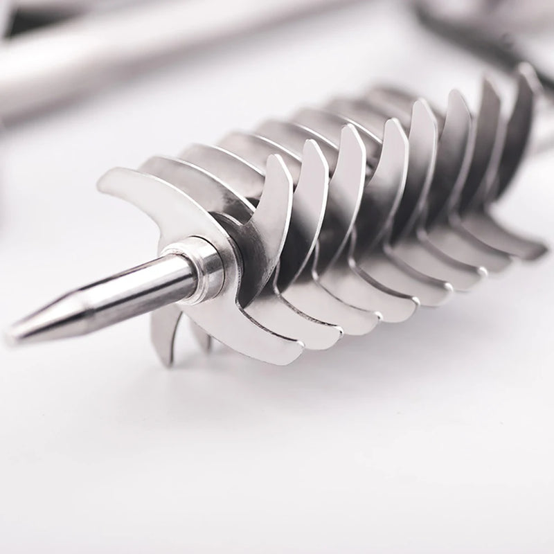 Kräuterhacker HerbaCut Inox | Manuelle Edelstahl-Mühle für Petersilie, Koriander & Kräuter | 1 Stück | Kompakt & Rostfrei