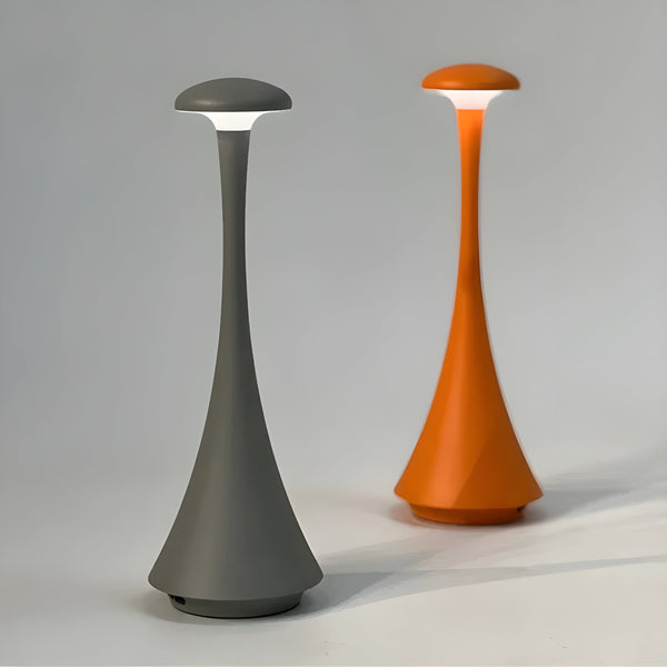 Alurina Tragbare LED Tischlampe | USB-Aufladung & 3-fach dimmbar | Marble-Look Design | Aluminium & Acryl