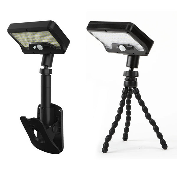 LYNOS Solar-Wandleuchte | 92 LEDs | Bewegungsmelder & 3 Modi | IP65 Wasserdicht