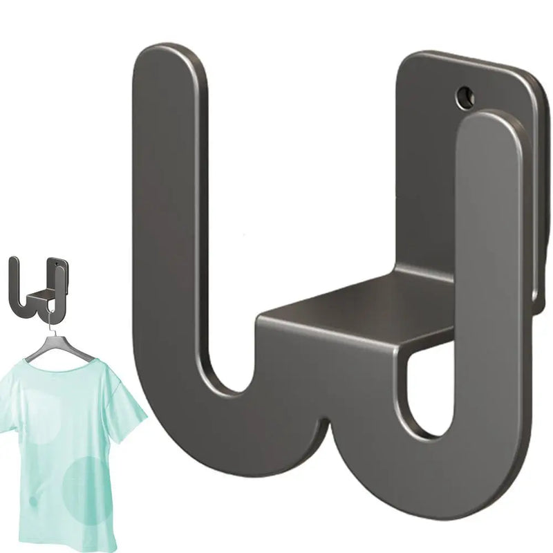 Wand-Schuhhalter Minimura FlexHook | Slipper-Organizer aus Carbonstahl | Platzsparende Aufbewahrung für Flur, Bad & Schlafzimmer | 8,5 × 8,6 × 4,5 cm