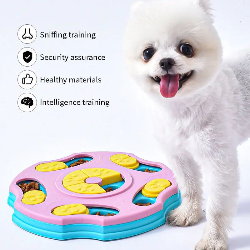 BrainBowl IQ | Intelligenzspielzeug & Anti-Schling-Napf für Hunde & Katzen | Interaktive Fütterung | Fördert geistige Fitness & langsames Fressen