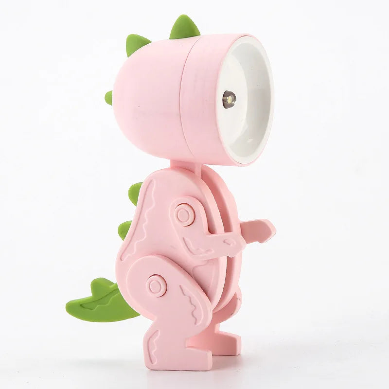 Lumipo Mini-Tischlampe | Cartoon-Design & Faltbar | Warmes LED-Licht | Batteriebetrieben | 9,5×5,7 cm