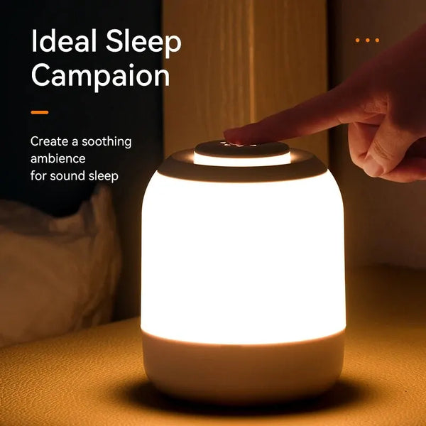 LUMINA TOUCH LED-Tischlampe | Tragbar & Dimmbar | Touch-Steuerung | Für Schlafzimmer & Kinderzimmer