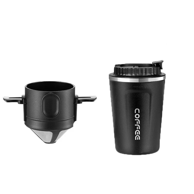 BrewViva Kaffee- & Teefilter Edelstahl | Wiederverwendbar & Tragbar | Für Becher & Kanne | 304er Edelstahl