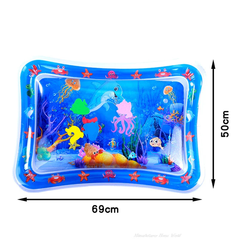 AquaPaws | Interaktive Wasserspielmatte für Katzen & Hunde | Kühlende Sommer-Spielmatte | Aufblasbar & Tragbar | 65 cm / 100 cm
