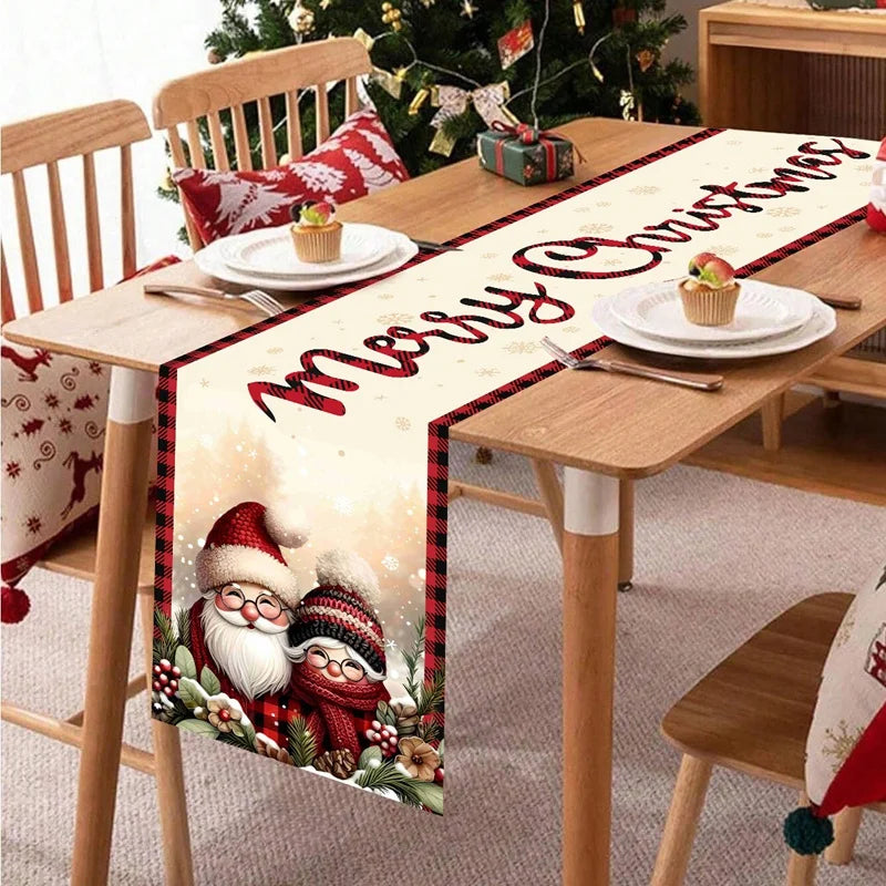 Weihnachts-Tischläufer Festivia | 180×35 cm | Elegant & Festlich | Tischdeko für Weihnachten & Neujahr 2025/2026