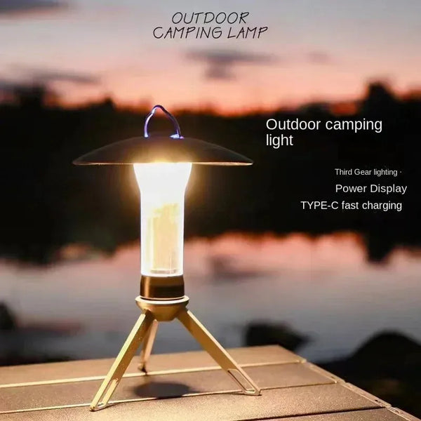 Campinglampe TrailBeam | Wiederaufladbar & Kompakt | 3 Lichtmodi | 100 Lumen | Für Outdoor, Zelt & Notfall